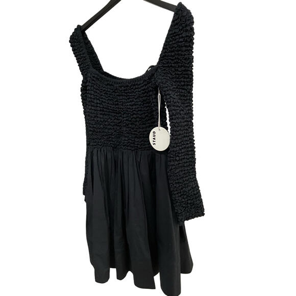 NWT STAUD Y2K Babydoll Fit & Flare Mini Dress Cassidy Revolve Model Off-Duty - L - Picture 9 of 10